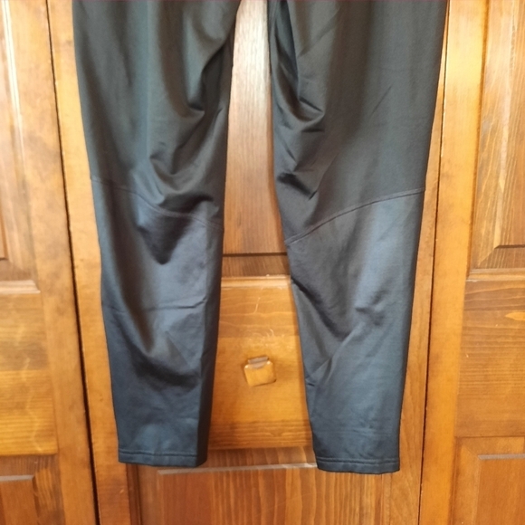 🛍 Reebok PlayWarm black athletic workout fleece lined leggings size large - Picture 9 of 12